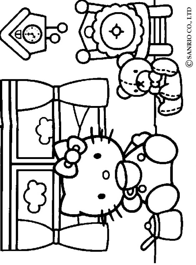 coloriage hello kitty imprimer hello kitty