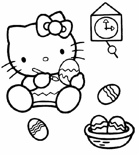 coloriage hello kitty en sirene