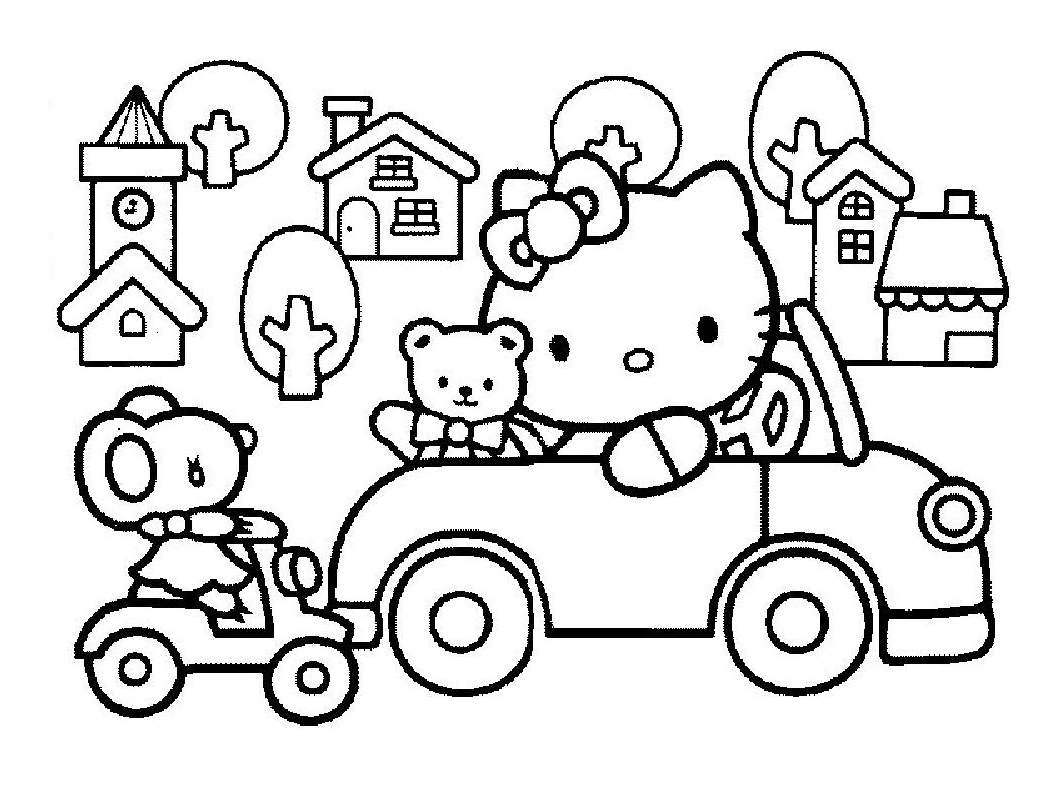 143 dessins de coloriage Hello Kitty à imprimer