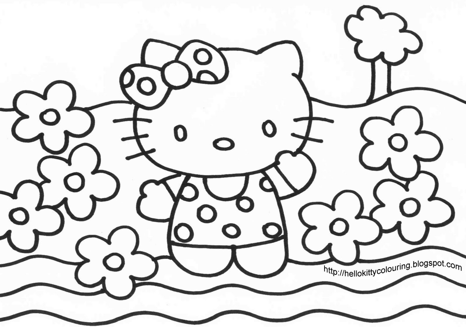 coloriage hello kitty halloween en ligne