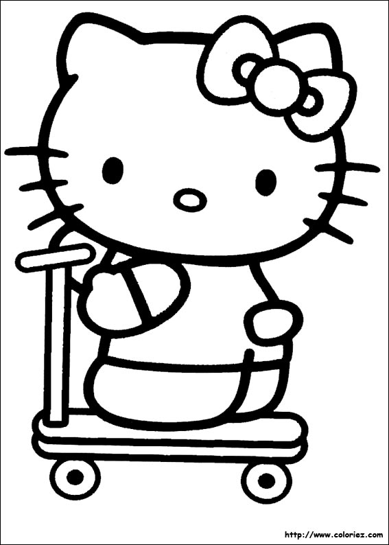 jeux coloriage hello kitty pour fille