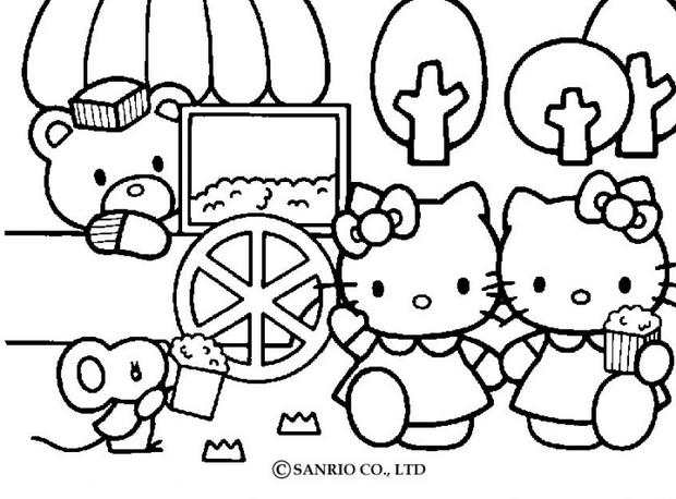 jeux 2 coloriage hello kitty