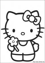 coloriage 4 ans hello kitty