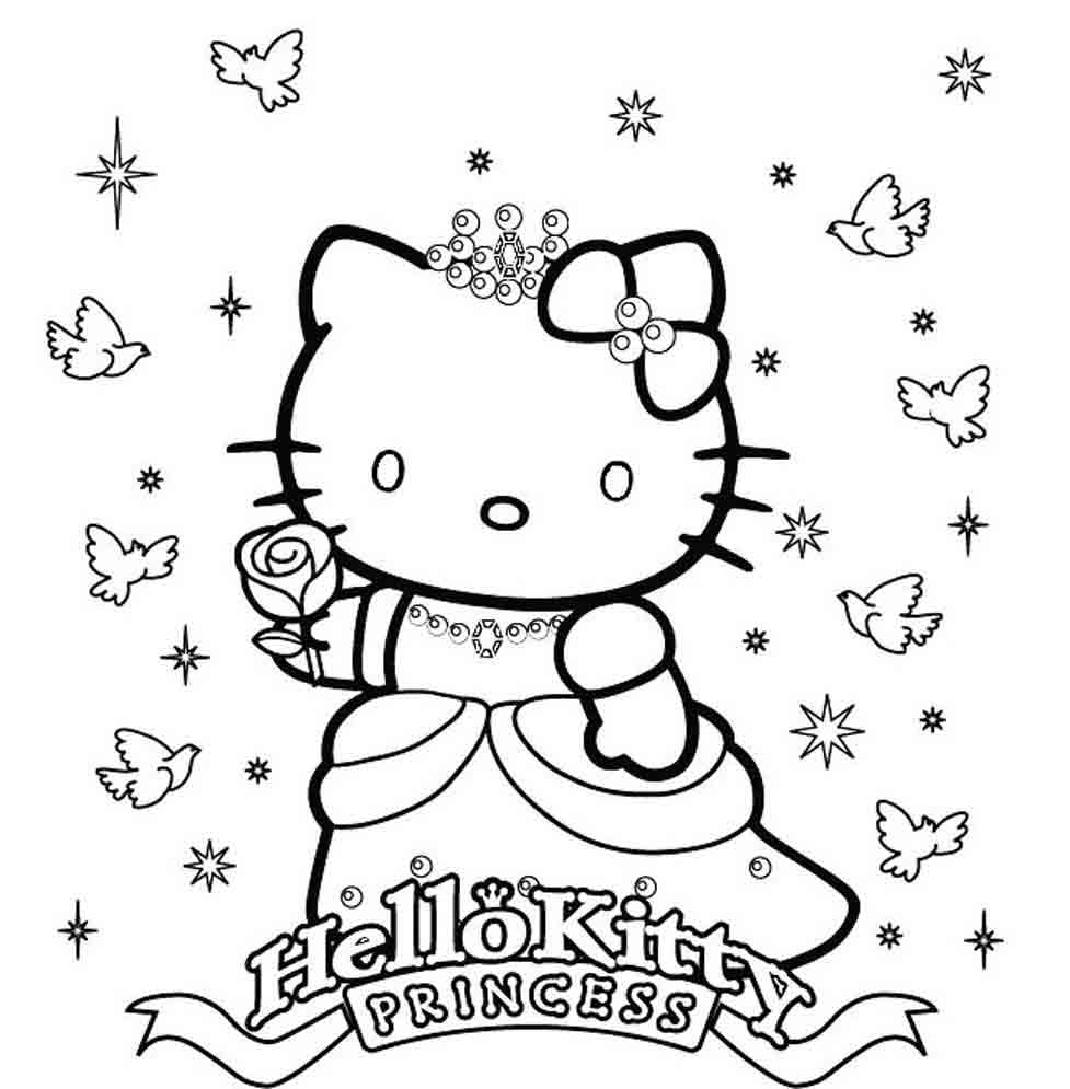 coloriage hello kitty et dora