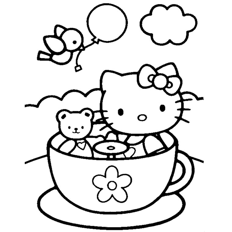 coloriage hello kitty a imprimer format a4