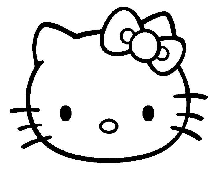 coloriage hello kitty dans la neige