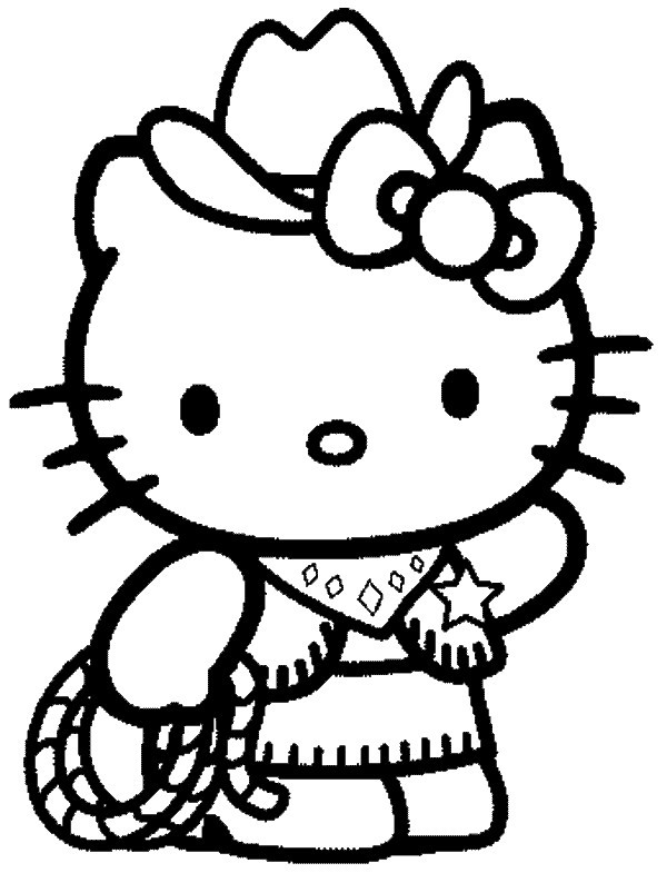 143 Dessins De Coloriage Hello Kitty à Imprimer