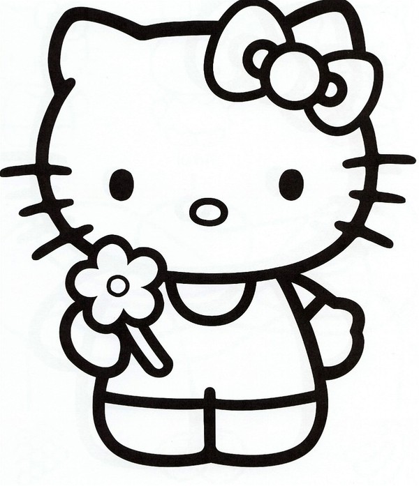 coloriage hello kitty sur hugolescargot