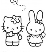 coloriage hello kitty imprimer gratuit