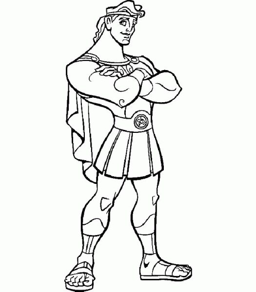 coloriage imprimer hercules