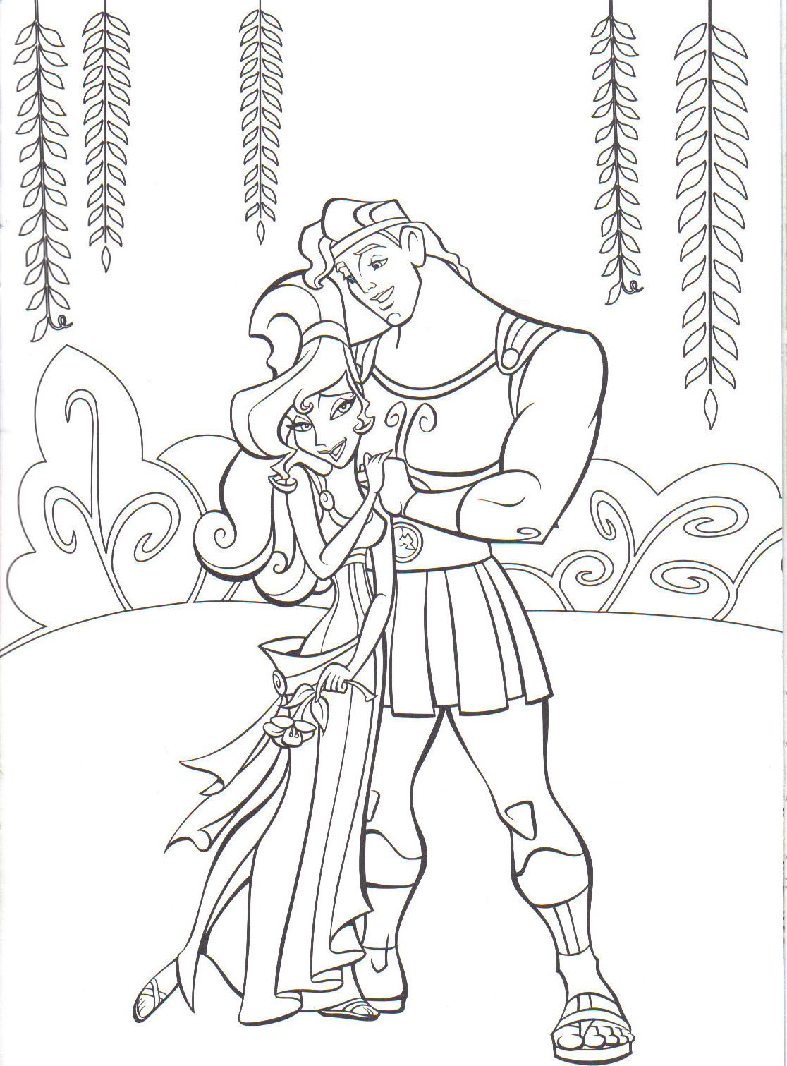 coloriage de hercule