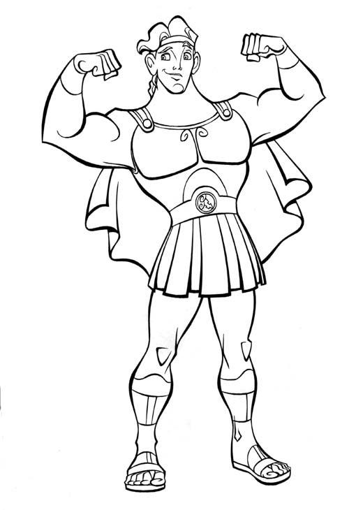 coloriage  dessiner hercule