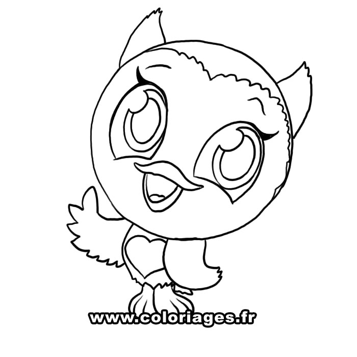 Coloriage Hibou à colorier - Dessin à imprimer coloriage à dessiner hibou halloween