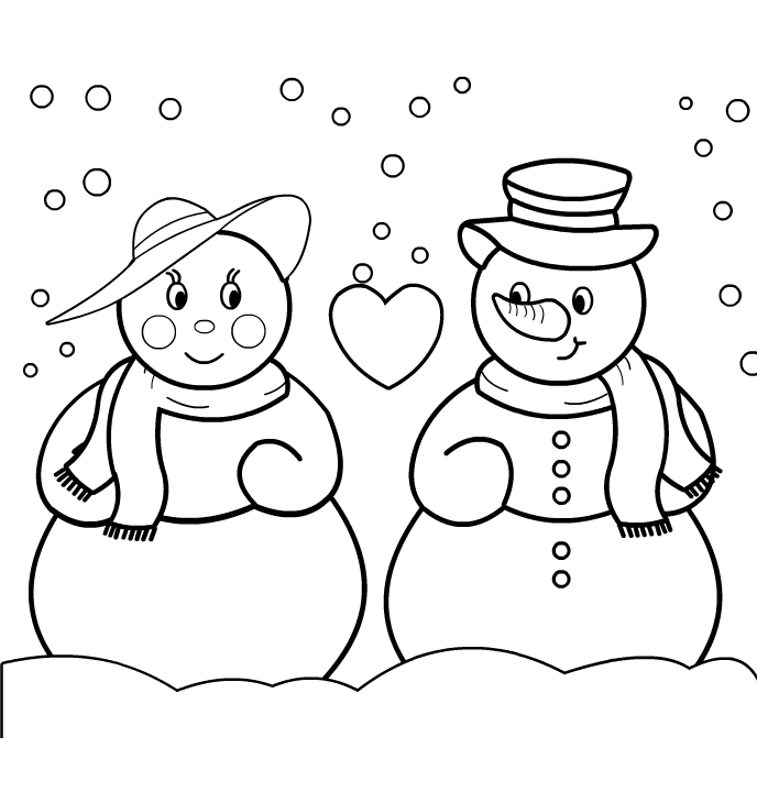 12 dessins de coloriage Hiver Maternelle à imprimer coloriage hiver maternelle