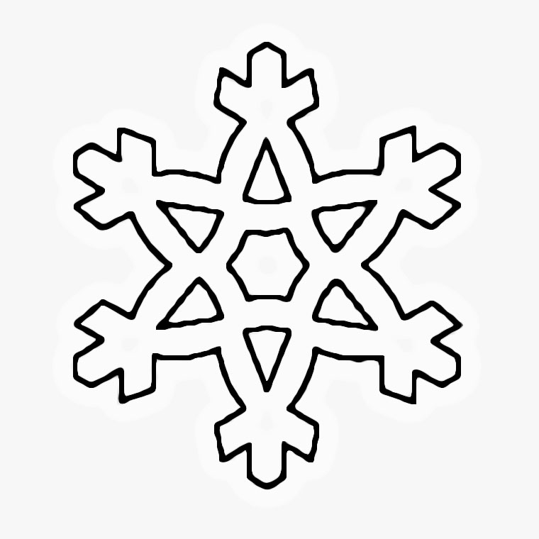 11 dessins de coloriage Hiver Neige à imprimer