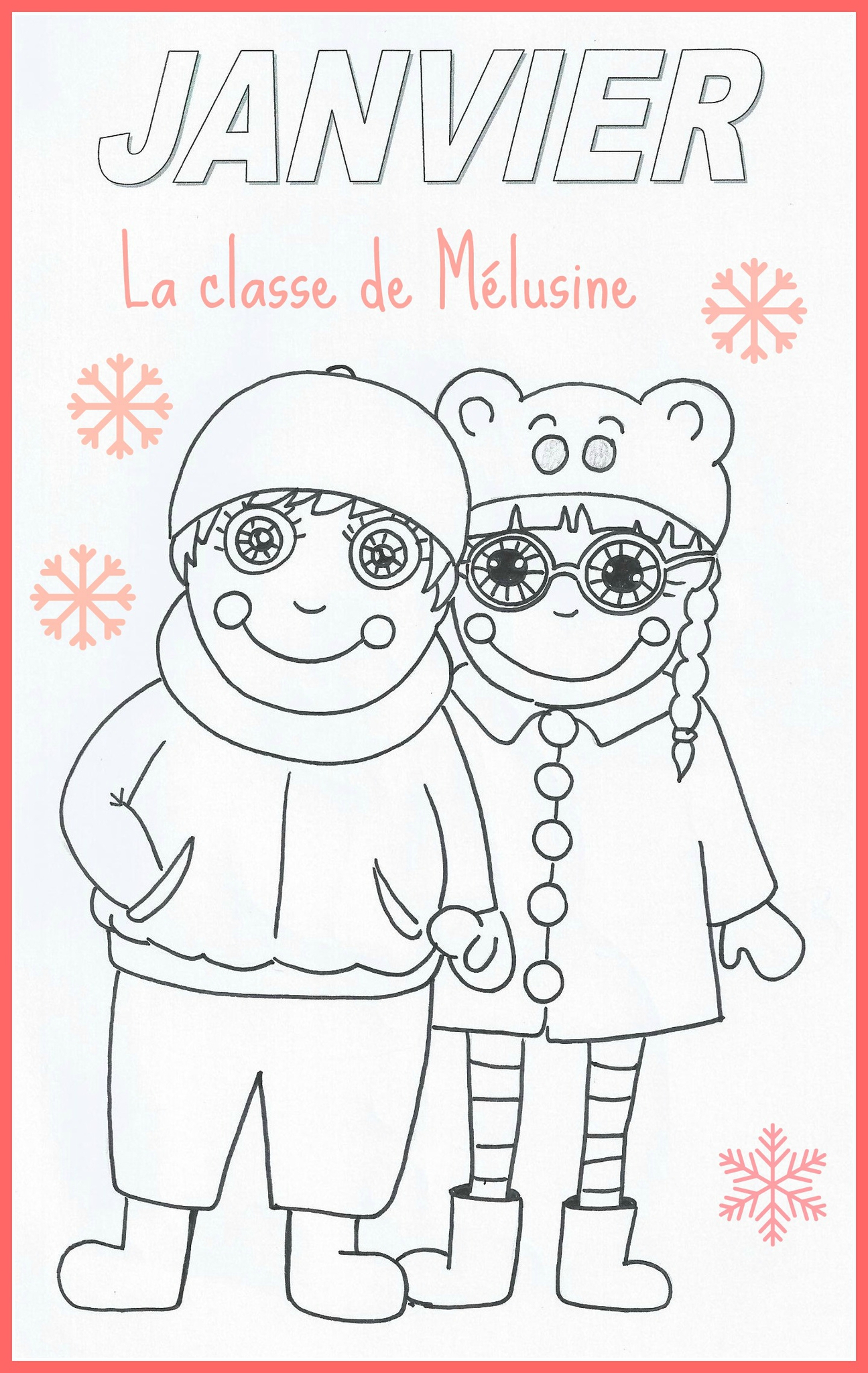 coloriage bonhomme de neige petite section