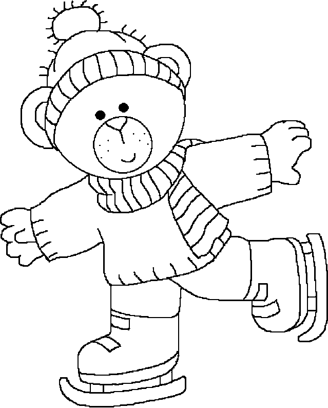 coloriage à dessiner codé hiver maternelle