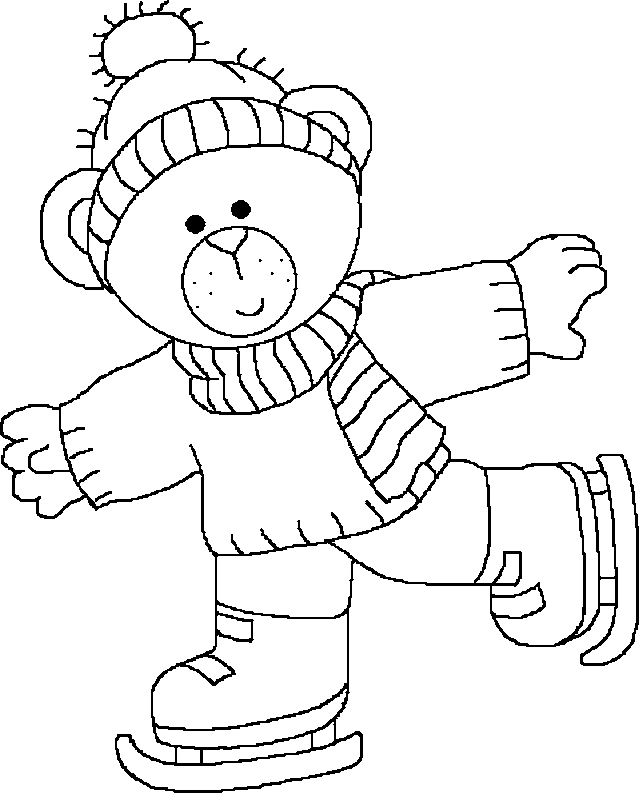 Coloriage A Dessiner Code Hiver Maternelle