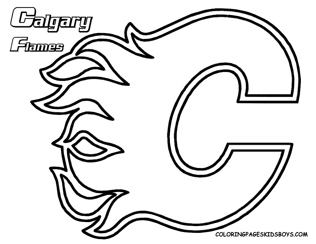 coloriage à dessiner sport hockey