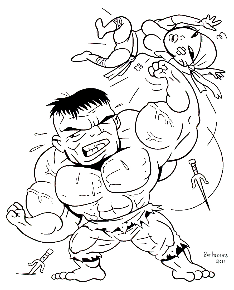 9 dessins de coloriage Hulk Lego imprimer Voir le dessin
