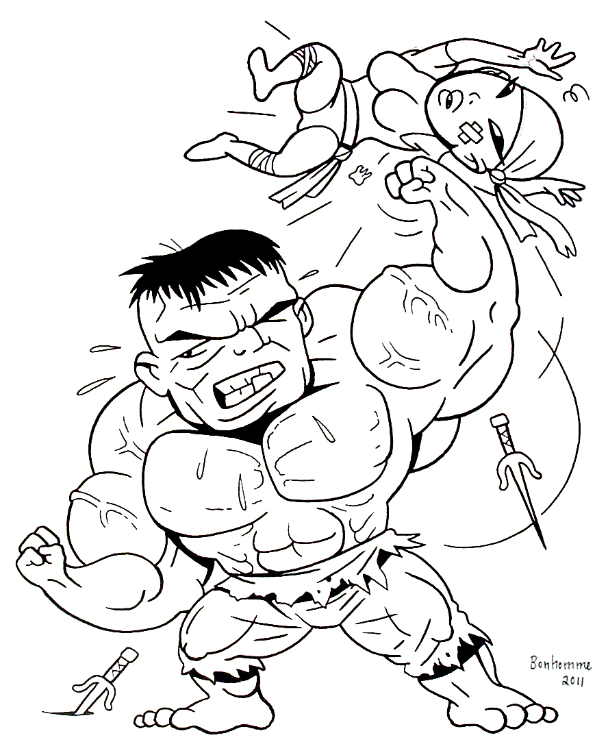 jeux dessin hulk gratuit