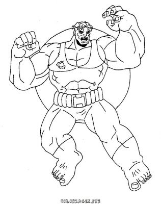 dessin hulk hogan