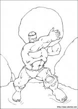 coloriage  dessiner hulk gratuit en ligne