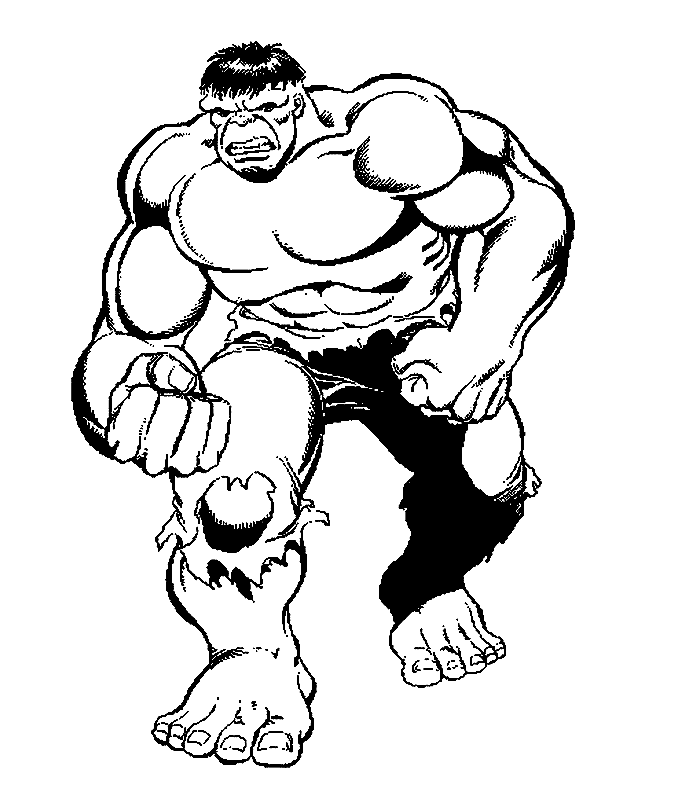 jeux de coloriage de hulk gratuit