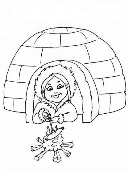 dessin igloo