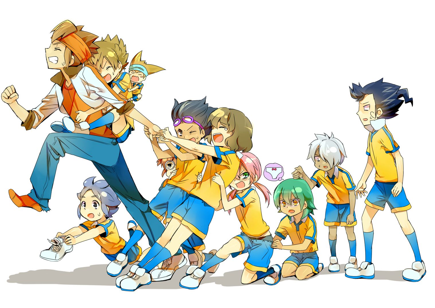 13 dessins de coloriage Inazuma Eleven Go Galaxy imprimer Voir le dessin