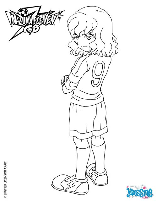 coloriage inazuma eleven go victor