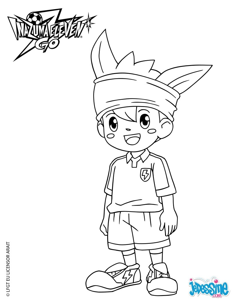 coloriage inazuma eleven go