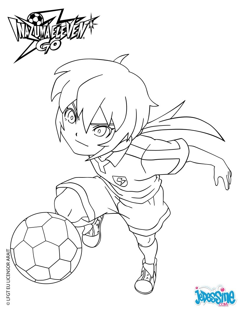 coloriage inazuma eleven go