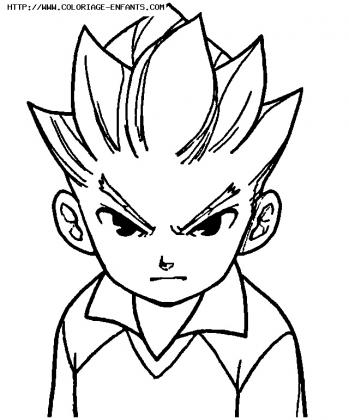 dessin a colorier inazuma eleven go