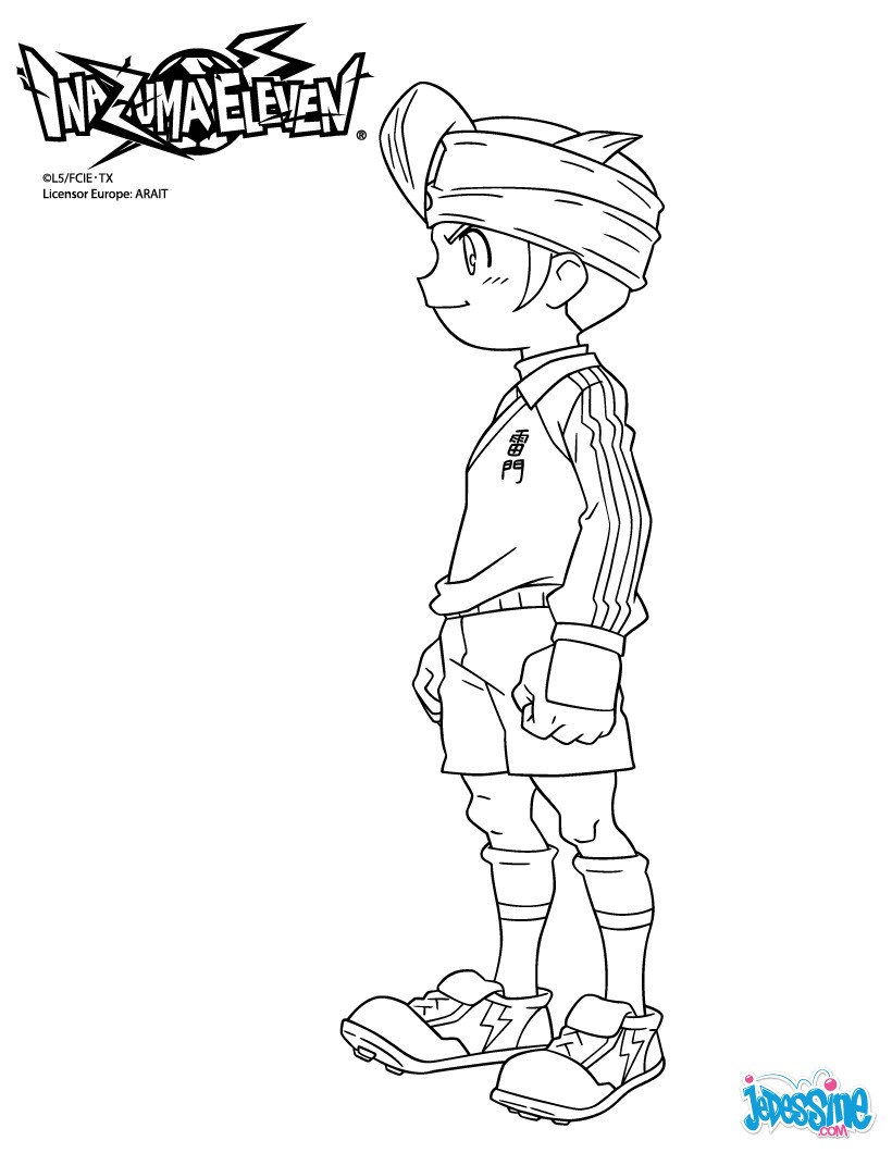 www.dessin  colorier inazuma eleven