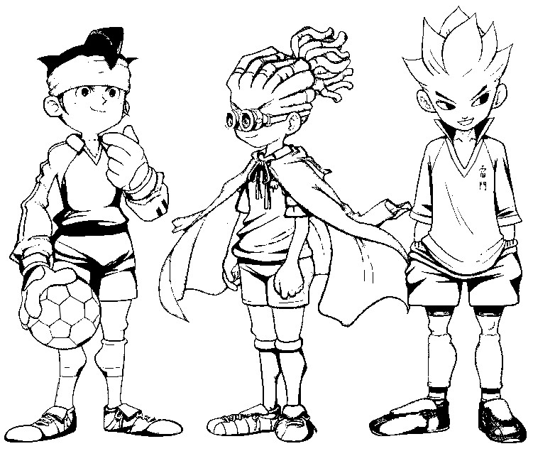 coloriage inazuma eleven