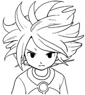 dessin  colorier a imprimer inazuma eleven axel blaze