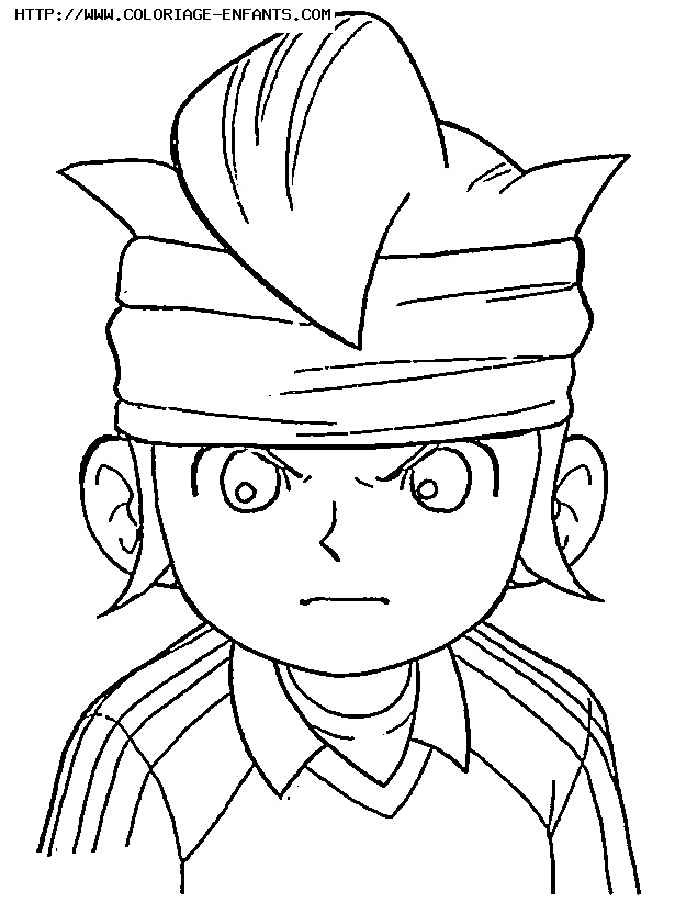 jeux dessin à colorier inazuma eleven