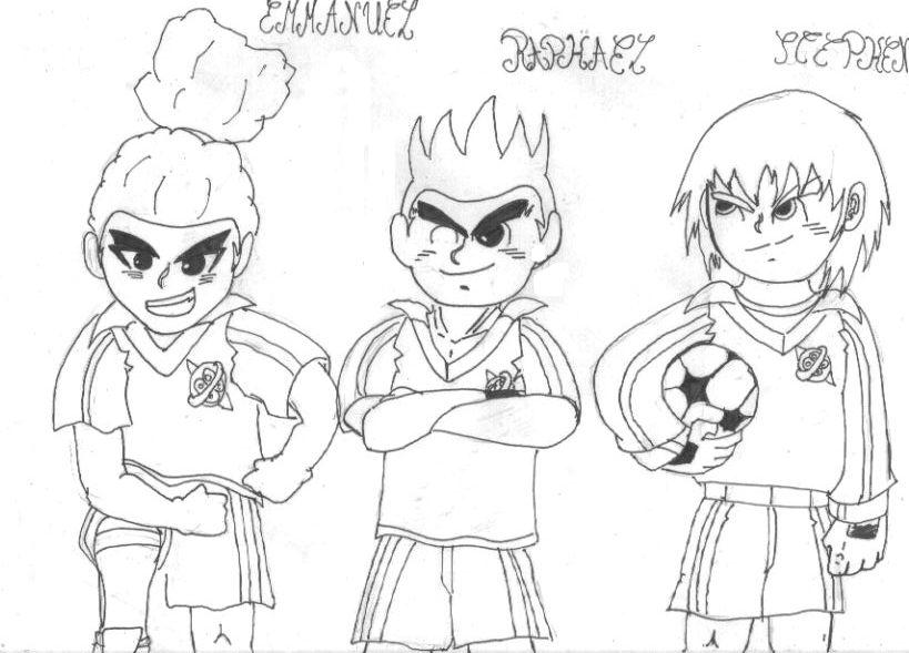 tout les coloriage inazuma eleven