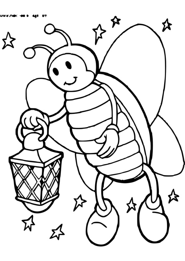 coloriage d'insecte en ligne