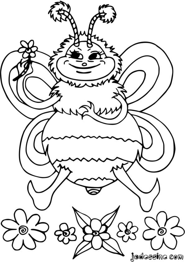 coloriage insectes gratuit