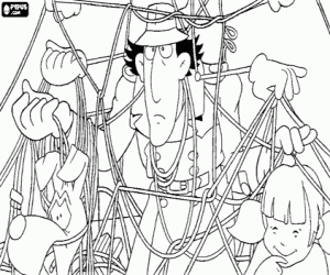 coloriage inspecteur gadget gratuit