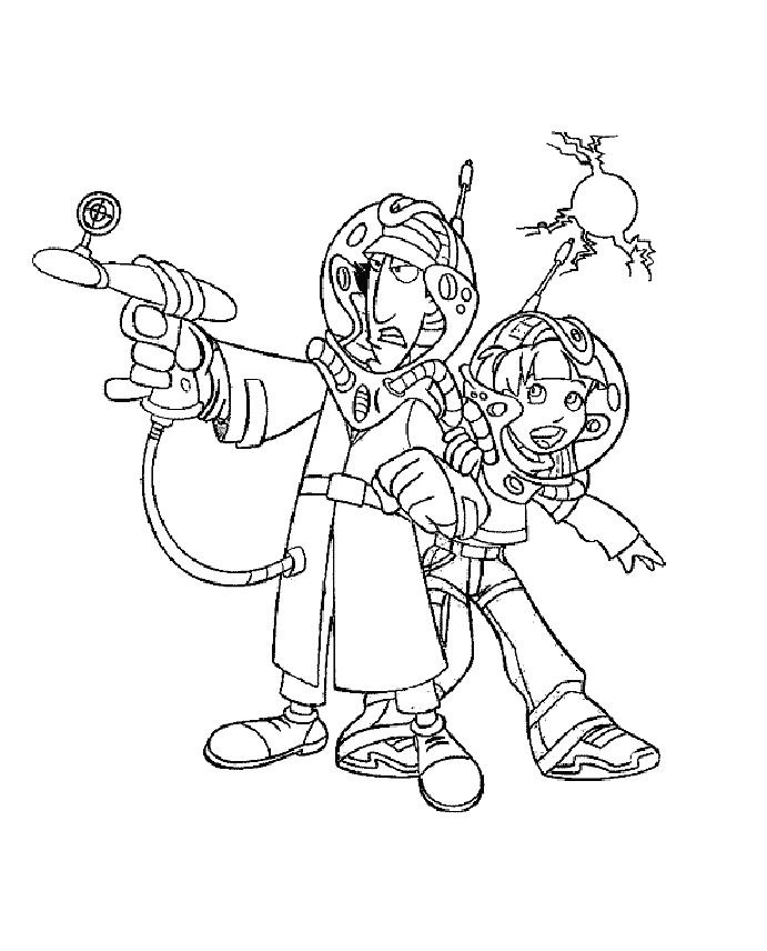 coloriage à dessiner inspecteur gadget gratuit