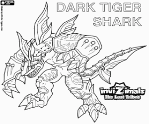 coloriage invizimals tigershark