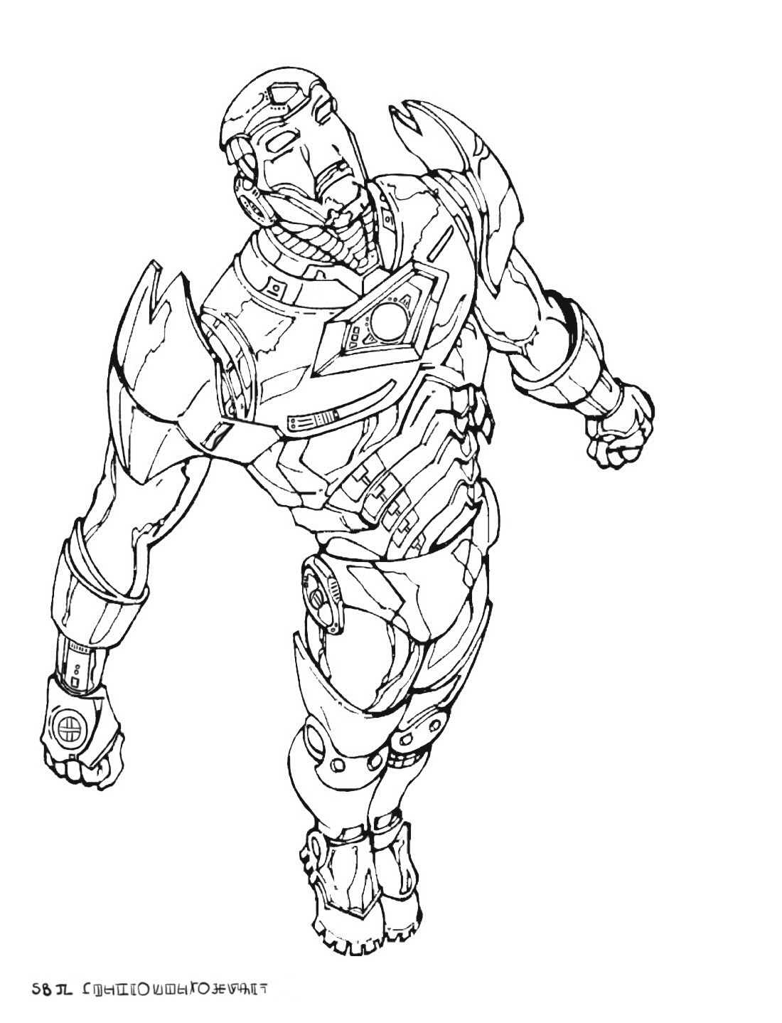 coloriage iron man en ligne gratuit