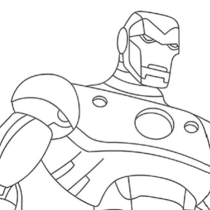 Masque Iron Man Ã Imprimer
