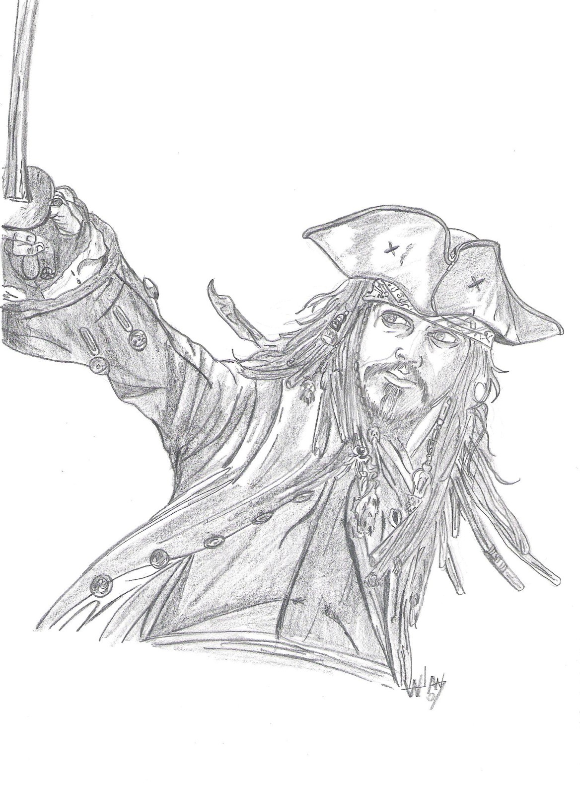 coloriage jack et les pirates