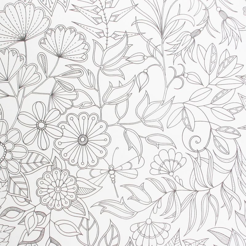 dessin  colorier maison et jardin