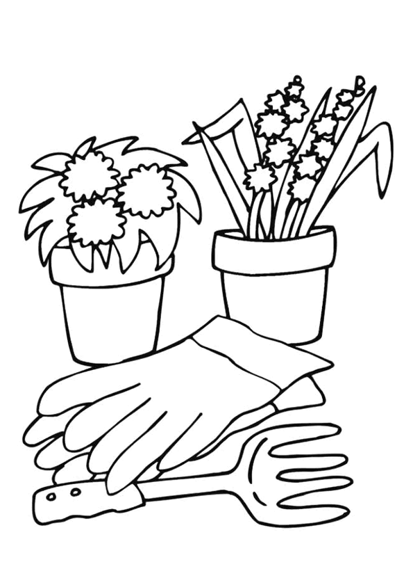 coloriage  dessiner le jardinier qui voulait etre roi