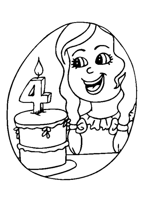 coloriage à dessiner joyeux anniversaire avec prenom